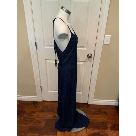 Calypso St. Barth Hoss Navy Blue Midnight Sequin Dress Size 40 / 8 NWT! - Picture 5 of 12